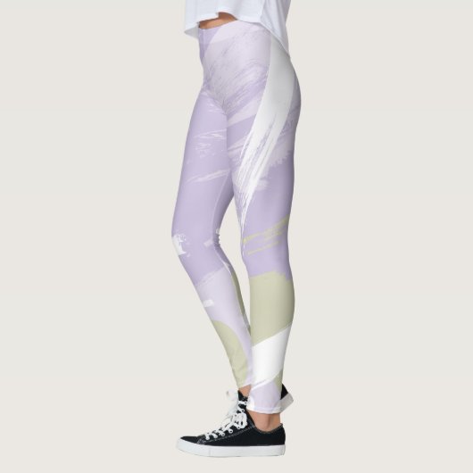 Abstracte leggings van het patroon van de Slag van (Links)