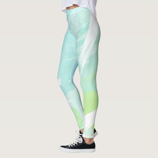 Abstracte leggings van het patroon van de Slag van (Links)