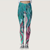 Abstracte leggings van kunstenaar Kevin Dailey. (Voorkant)