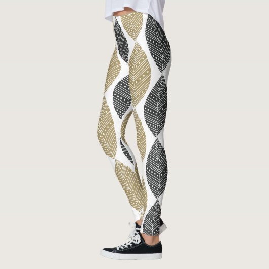 Abstracte leggings Ventilatorpatronen (Links)