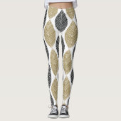 Abstracte leggings Ventilatorpatronen (Voorkant)