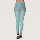 Abstracte leggings voor de blauwe smog (Achterkant)