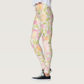 Abstracte Leggings voor het Floral-ontwerp van het (Links)