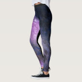 Abstracte Leggings voor lavender en blauw (Links)
