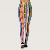 Abstracte Leggings voor stripe kleuren (Achterkant)