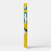 Abstracte Lemon en Leaves Case-Mate iPhone Case (Achterkant / Rechts)