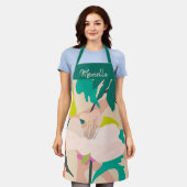 Abstracte Lente Blooming Flowers Colorful Home Schort (Gedragen)