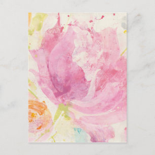 Abstracte lente-Florals Briefkaart