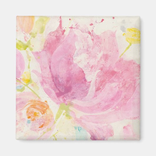 Abstracte lente-Florals Magneet (Voorkant)