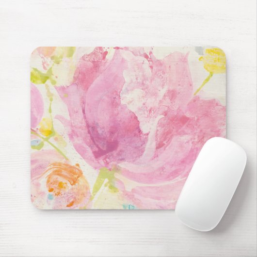 Abstracte lente-Florals Muismat (Met muis)
