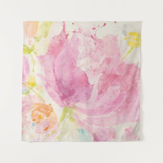 Abstracte lente-Florals Wandkleed (Voorkant (horizontaal))