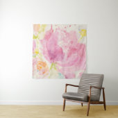 Abstracte lente-Florals Wandkleed (In Situ (horizontaal))