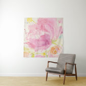 Abstracte lente-Florals Wandkleed (In situ)