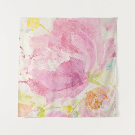 Abstracte lente-Florals Wandkleed (Voorkant)