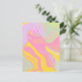 Abstracte Lente Zonsopgang Briefkaart (Staand voorkant)