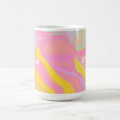 Abstracte Lente Zonsopgang Koffiemok (Center)