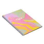 Abstracte Lente Zonsopgang Notitieboek (Rechterzijde)