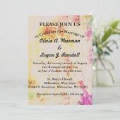 Abstracte lentekleuren Voeg koppelfoto toe Kaart (Staand voorkant)