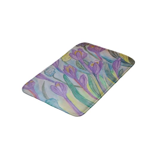Abstracte lentescrocus badmat (Gekanteld)