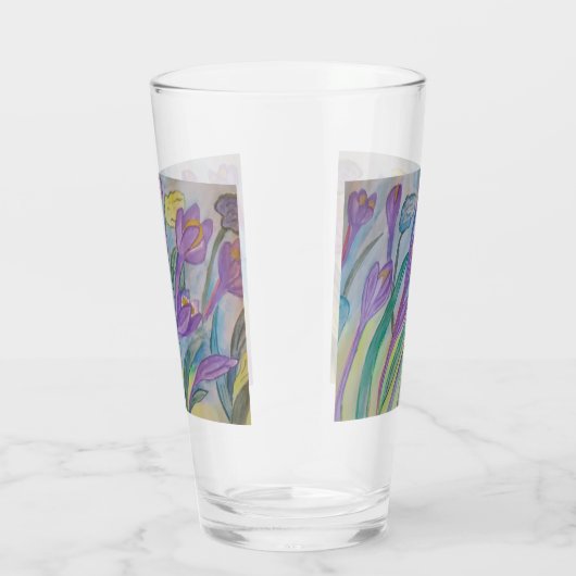 Abstracte lentescrocus-bril glas (Rechts)