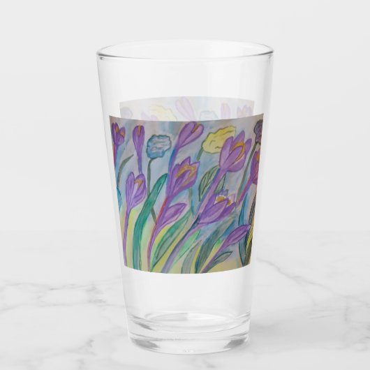 Abstracte lentescrocus-bril glas (Voorkant)