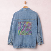 Abstracte lentescrocus denim jacket (Hangar)