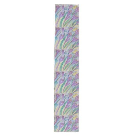 Abstracte lentescrocus medium tafelloper (Voorkant)