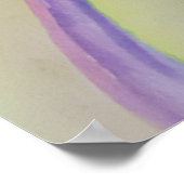 Abstracte lentescrocus poster (Hoek)