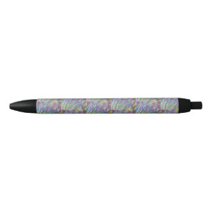 Abstracte lentescrocus zwarte inkt pen