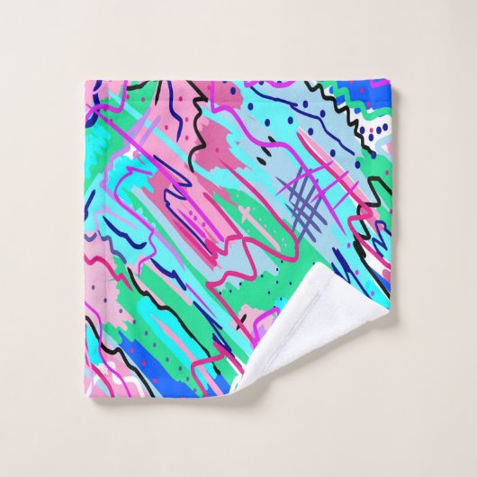 Abstracte lenteslag bad handdoek (Wasdoekje)