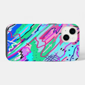 Abstracte lenteslag iPhone hoesje (Achterkant horizontaal)