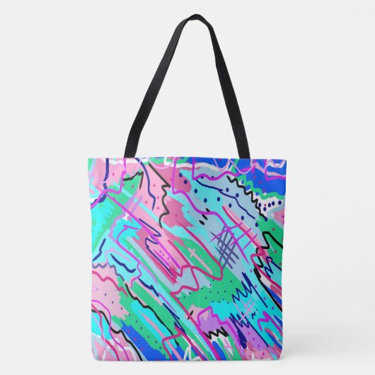 Abstracte lenteslag tote bag (Voorkant)