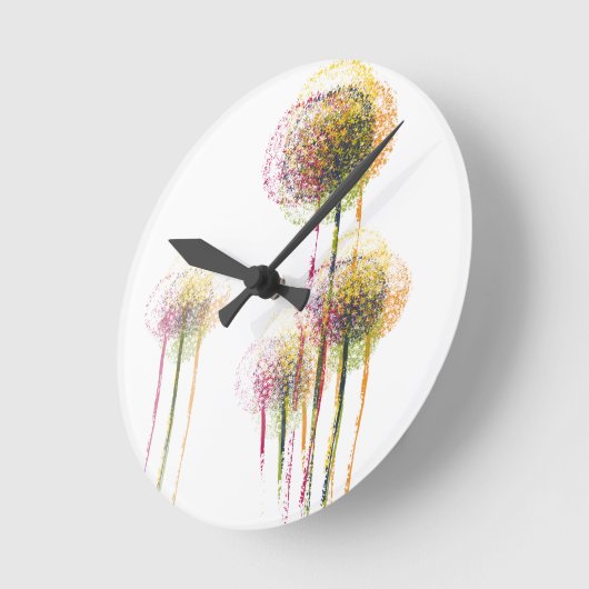 Abstracte lentevloerbomen #2 ronde klok (Hoek)