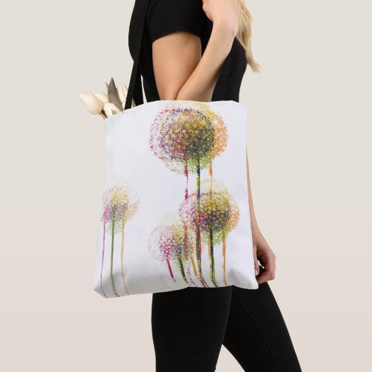 Abstracte lentevloerbomen #2 tote bag (Dichtbij)