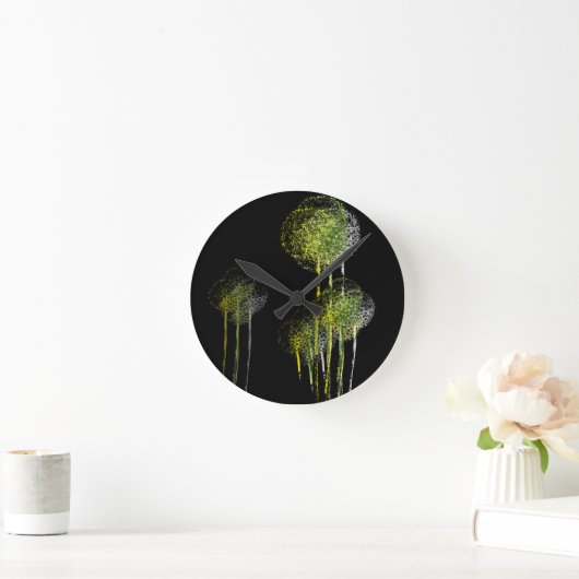 Abstracte lentevloerbomen #3 ronde klok (Huis)