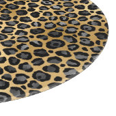 ABSTRACTE LEOPARD GOLD TRAY CUTARD SNIJPLANK (Hoek)