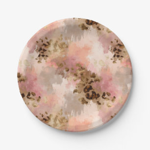 Abstracte Leopard Print Paper Borden Papieren Bordje