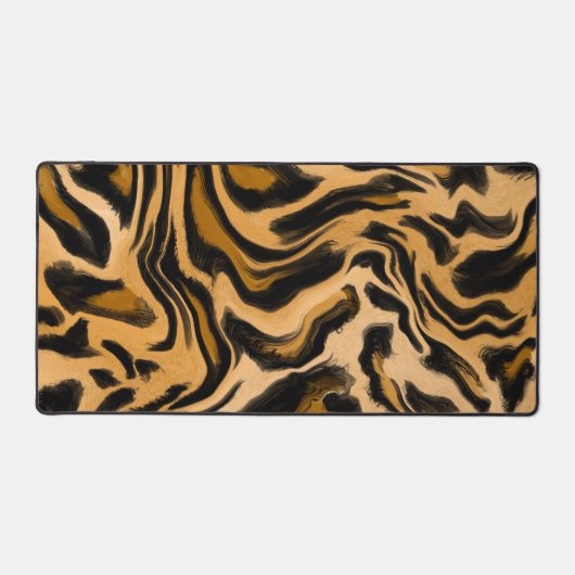 Abstracte leopardafdruk bureaumat (Voorkant)