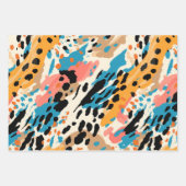 Abstracte leopardafdruk inpakpapier vel (Voorkant 3)