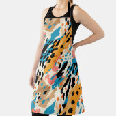 Abstracte leopardafdruk schort (Insitu)