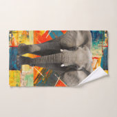 Abstracte lephant Colors Bathroom Towel sets Bad Handdoek (Handdoek)