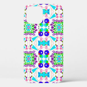 Abstracte leuke achtergrond. Kleurvormenpatroon.ab Case-Mate iPhone Case