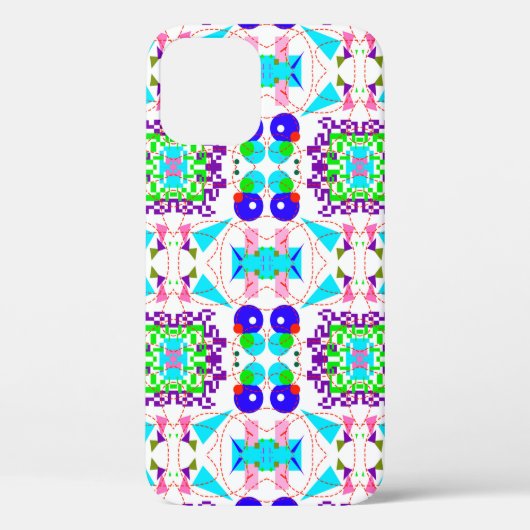 Abstracte leuke achtergrond. Kleurvormenpatroon.ab Case-Mate iPhone Case (Achterkant)