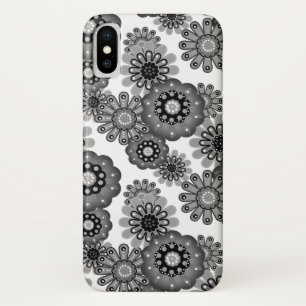 Abstracte leuke cartoons bloemen florale kinderen  Case-Mate iPhone case