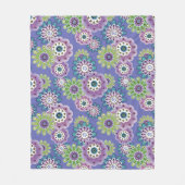 Abstracte leuke cartoons bloemen florale kinderen  fleece deken (Voorkant)