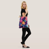 "Abstracte Leuke Kleurrijke Cartoon Patroon Tas" Tote Bag (Op model)