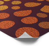 Abstracte Leuke Luipaard Kunst Poster (Hoek)