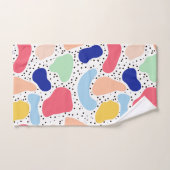 Abstracte leuke moderne kinder zomervormen bad handdoek (Handdoek)