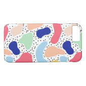 Abstracte leuke moderne kinder zomervormen Case-Mate iPhone case (Achterkant (Horizontaal))