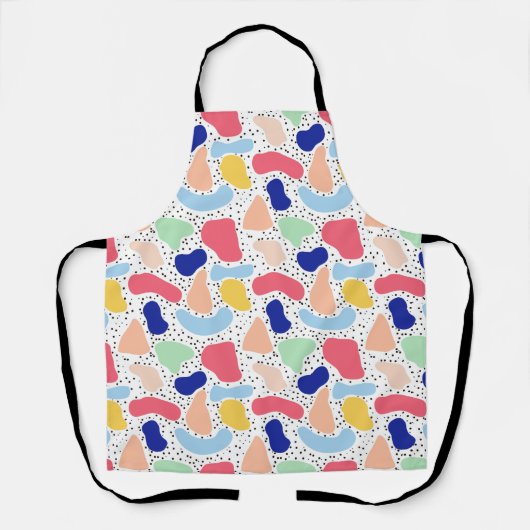 Abstracte leuke moderne kinder zomervormen schort (Voorkant)